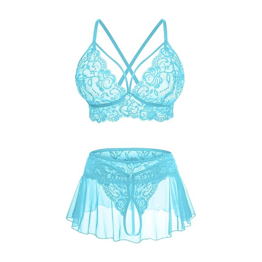 3 Piece Lace Bralette Lingerie