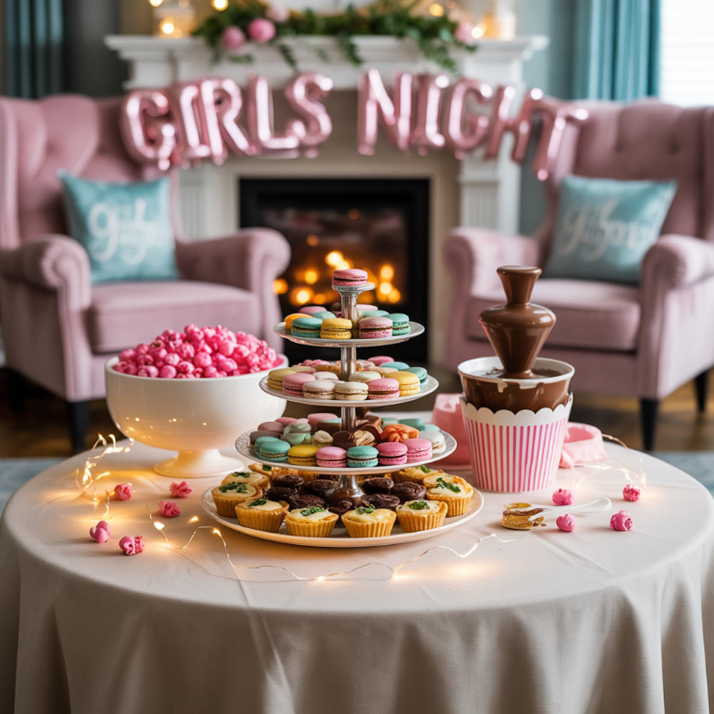 Slumber Party Food Table