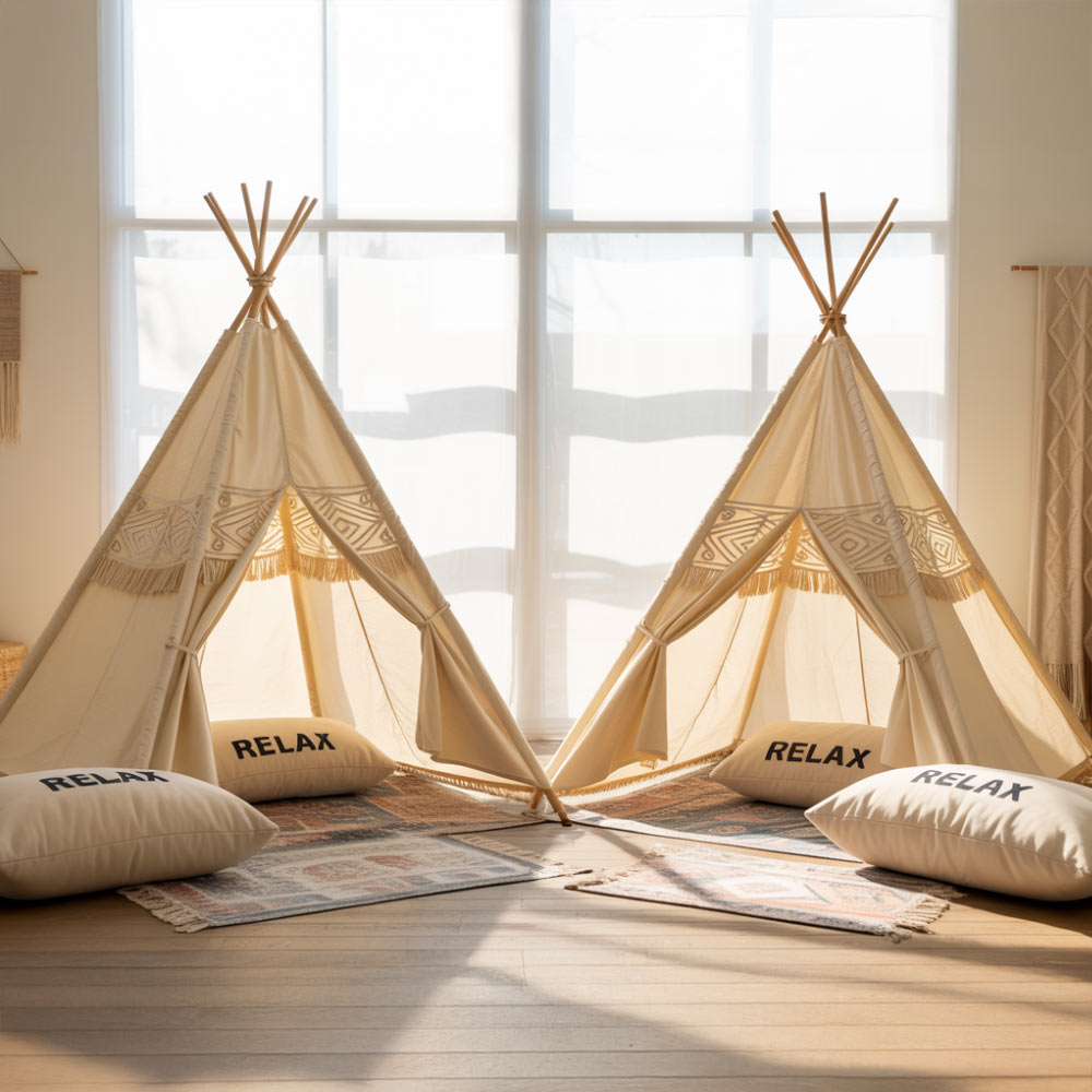 Teepee Sleepover Party Idea