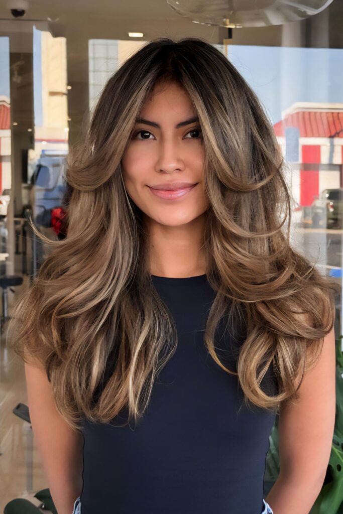 Caramel Ombre Hair Color for Brunettes