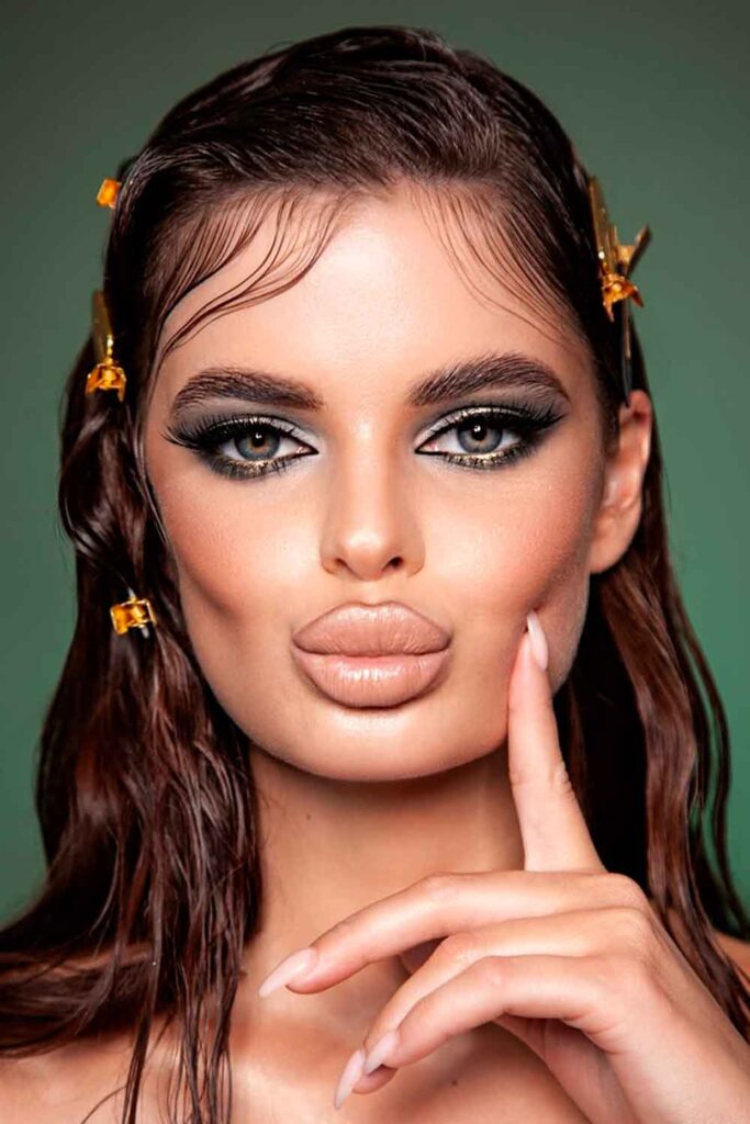 Victorious Glam Game #grayeyesmakeup #makeupgrayeyes