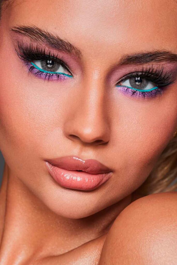 Spicy Barbiecore Pop #grayeyesmakeup #makeupgrayeyes