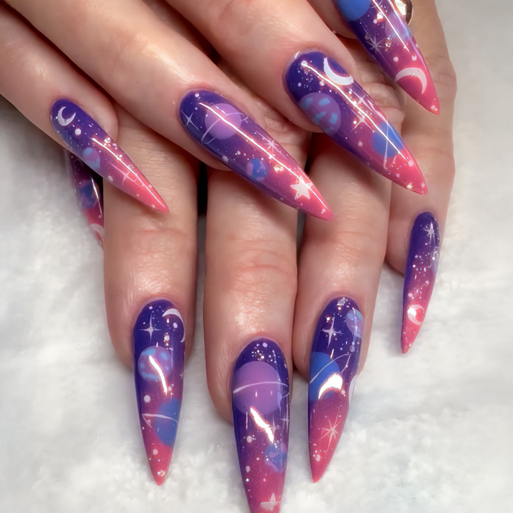 Galaxy Stilettos