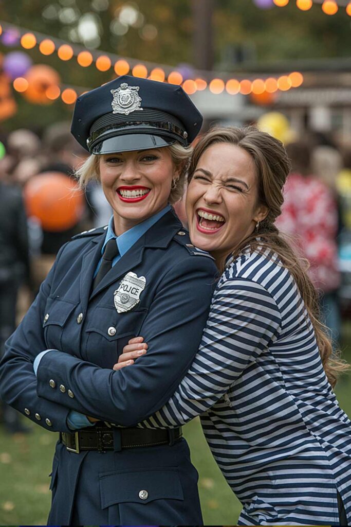Policewoman and Criminal