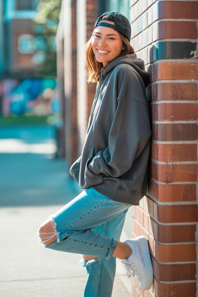 Sporty Look with Hoodie
