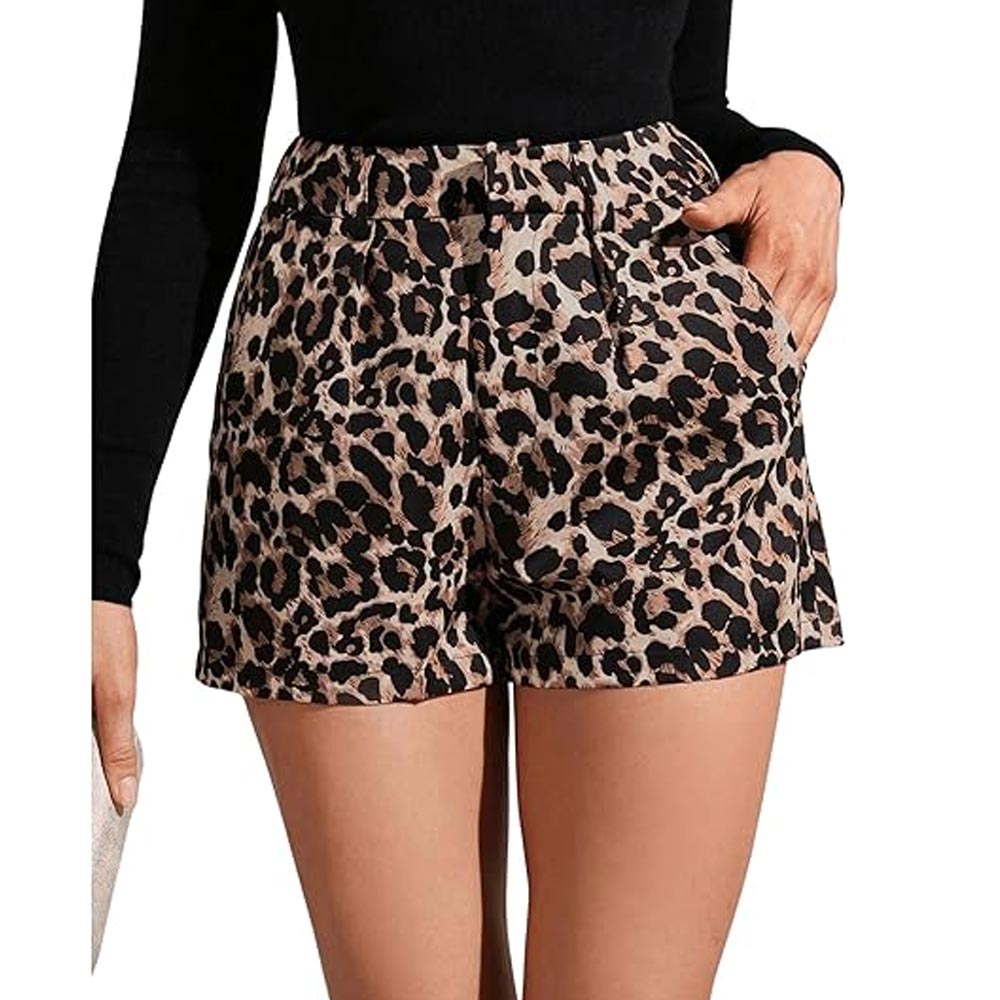 Women's Leopard Print Shorts
