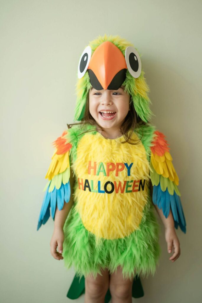 Bright Parrot Costume