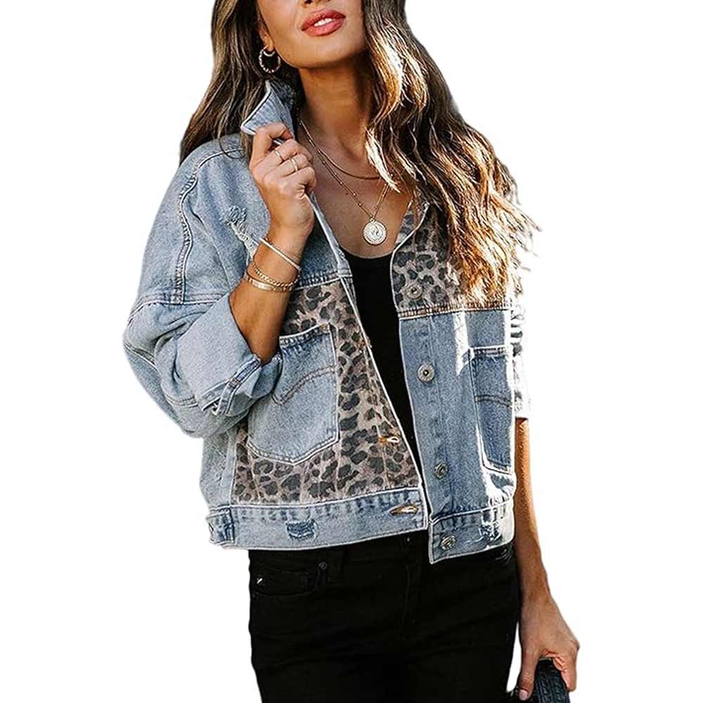 Women's Distressed Denim Jacket