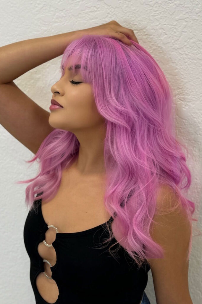 Dreamy Mermaid Hair In Candy Pink