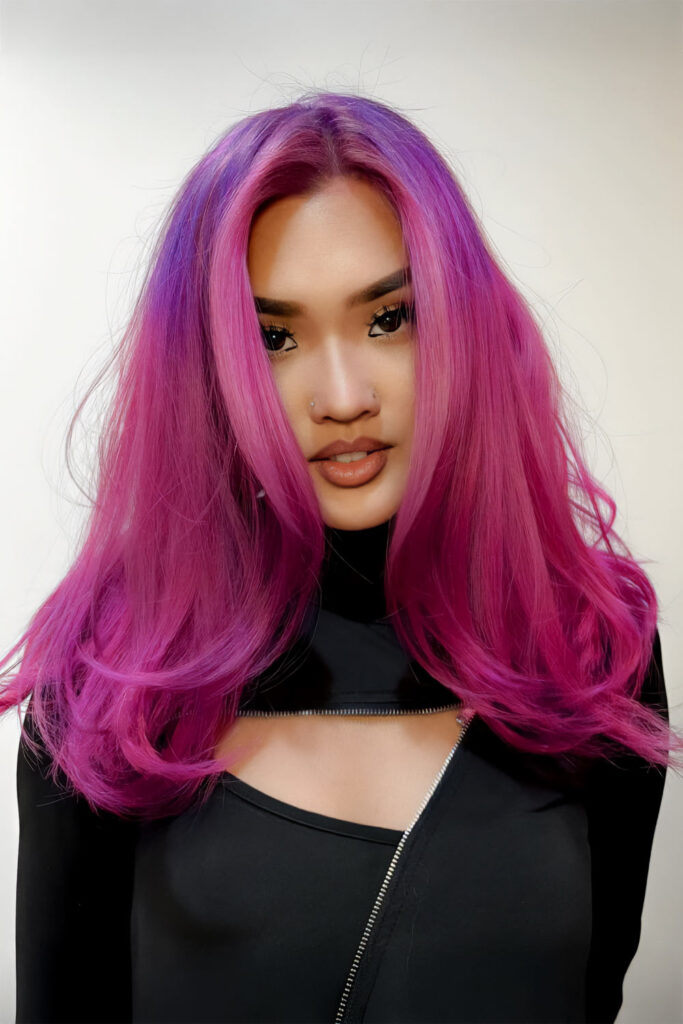 Fuchsia Mermaid Hair For Bold Looks