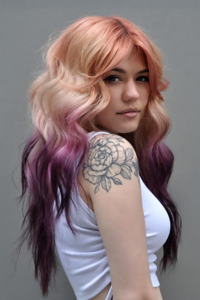 Peach-To-Plum Gradient
