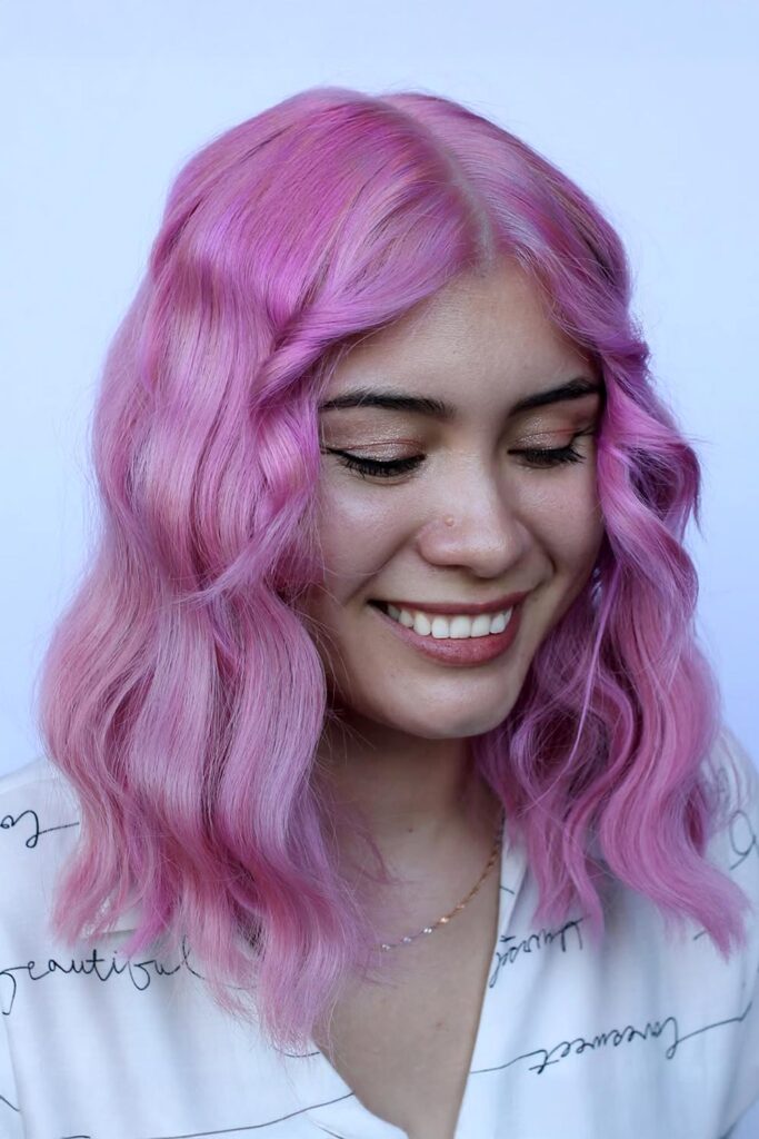 Soft Pink Waves