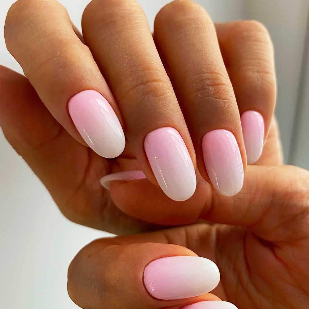 Classy Ombre French Nails