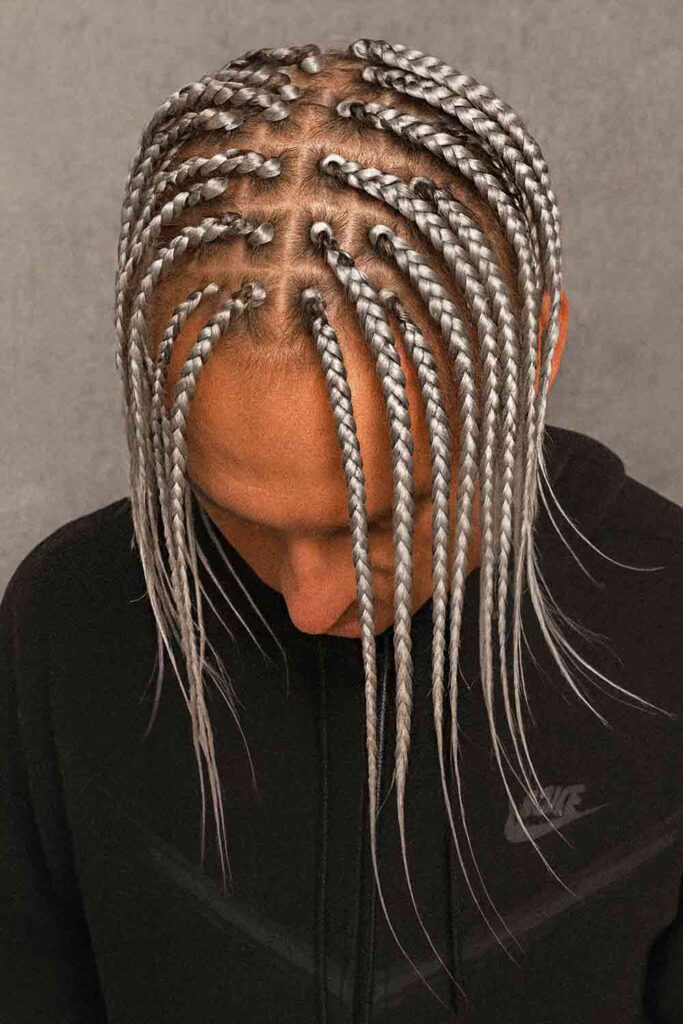 Silver Box Braids