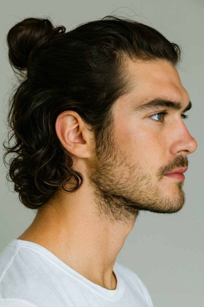 Curly Half Up