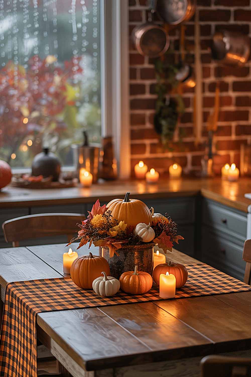 Halloween Decoration with Candles