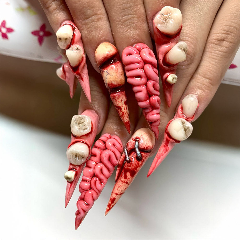 Fun and Scary Halloween Nail Ideas