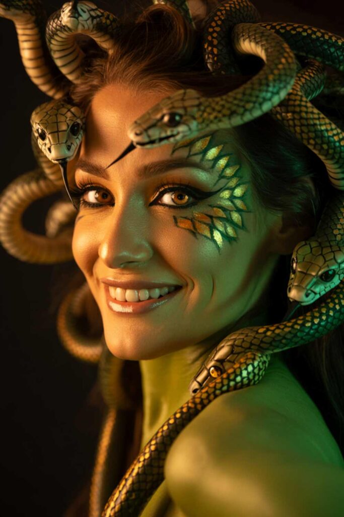 Medusa Halloween Makeup