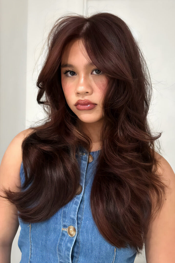 Cherry Cola Hair for a Deep Winter Mood