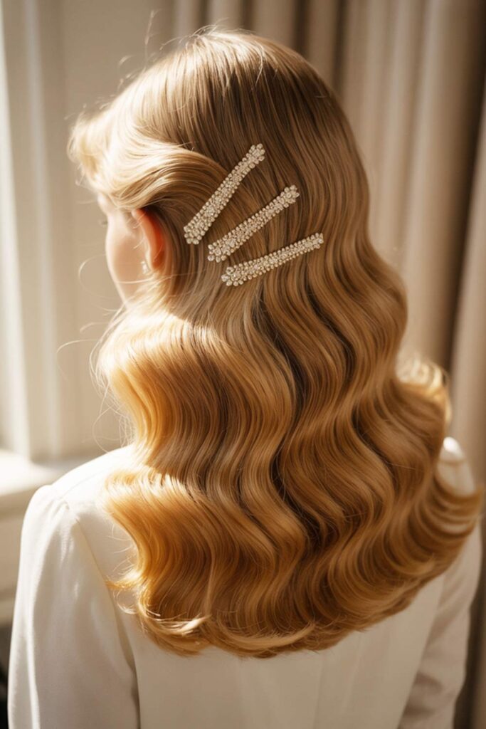 Glam Old-Hollywood Waves