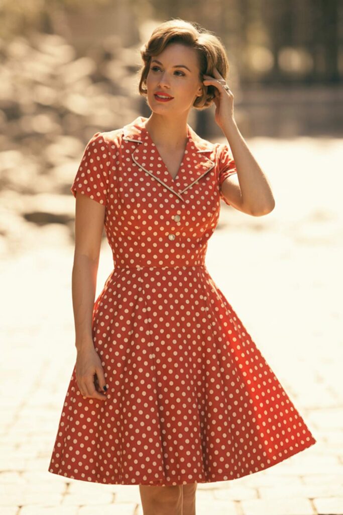 Casual Vintage Dress for Valentine’s Day