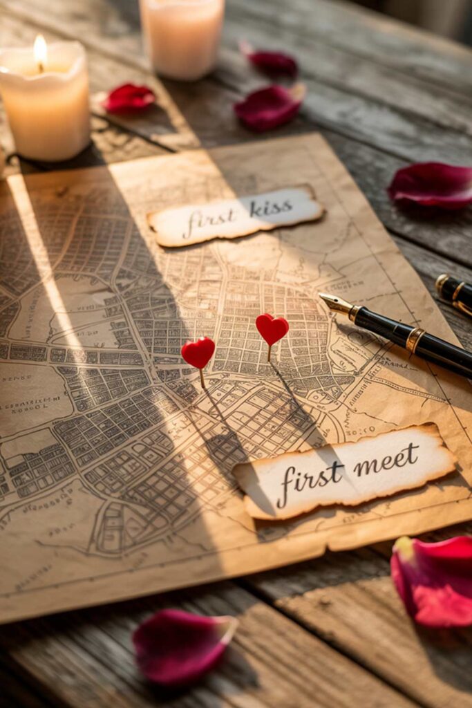 Custom Map with Important Moments