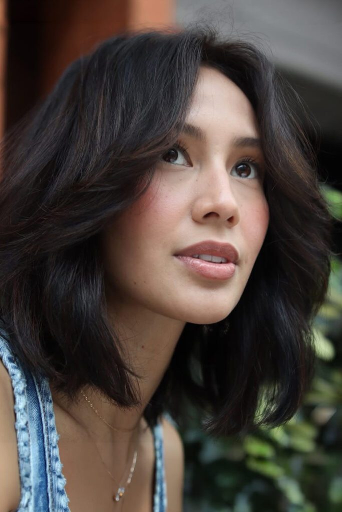 Butterfly Cut for Medium Straight Hair