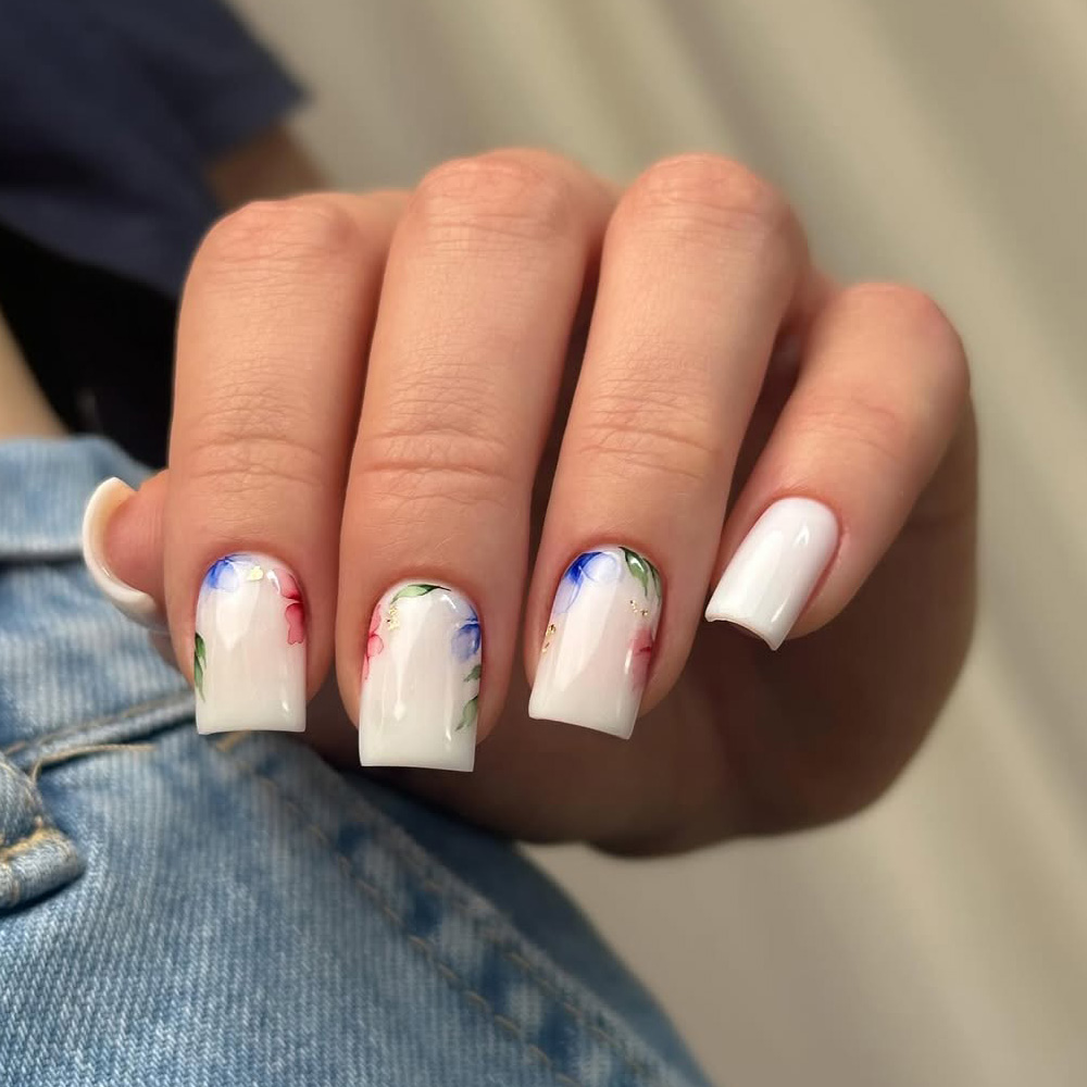 Micro Watercolor Floral Accents