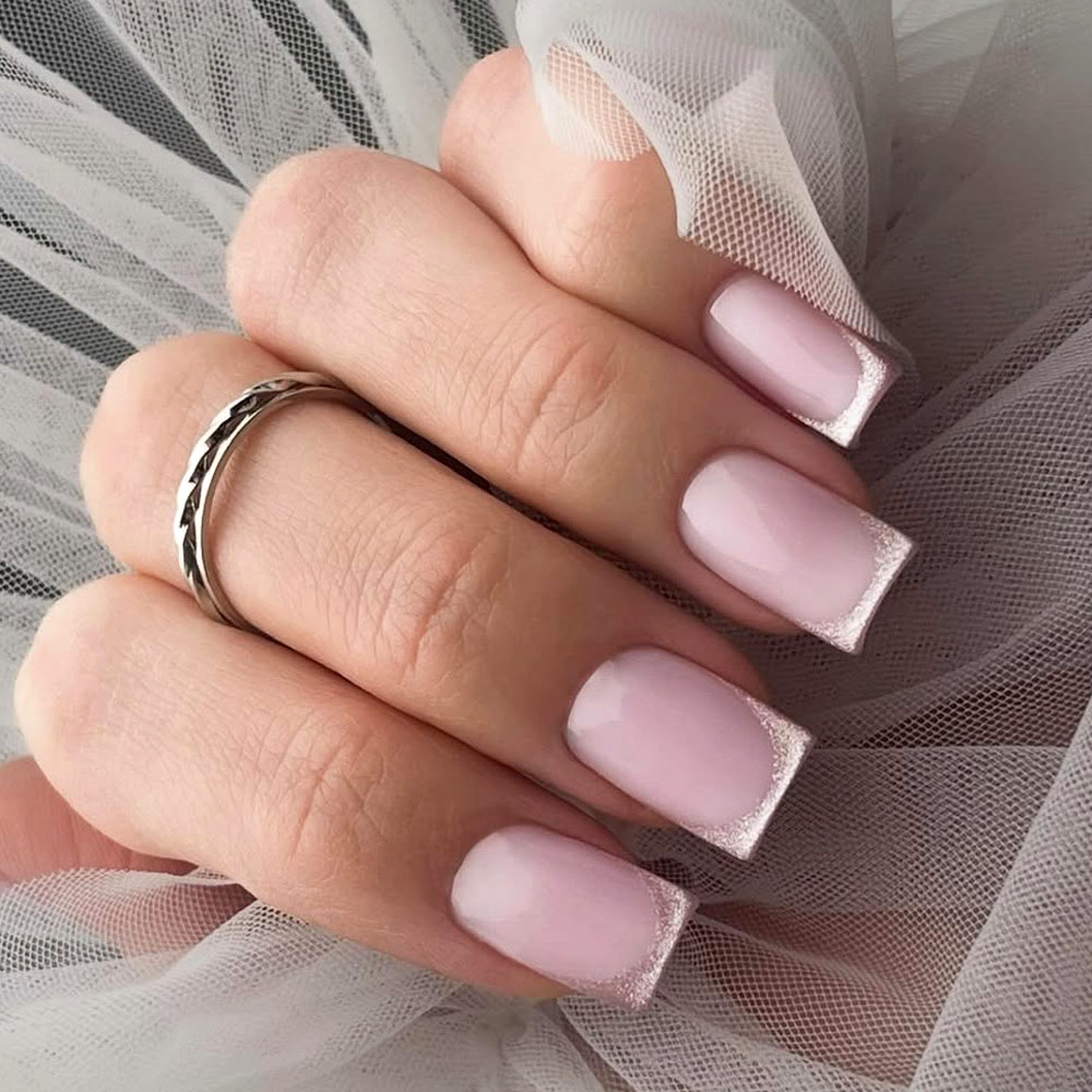 Modern French Nails