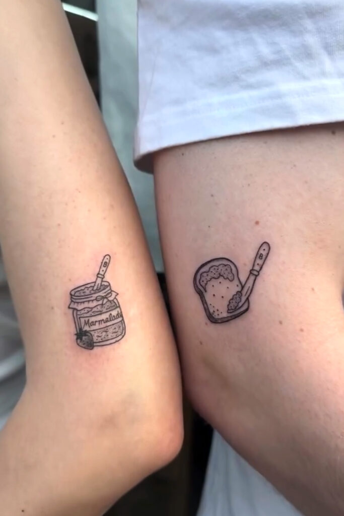 Forearm Couple Tattoos