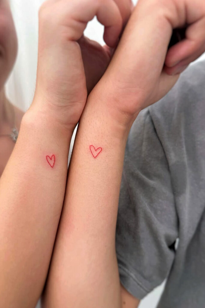 Minimalist Couple Tattoos